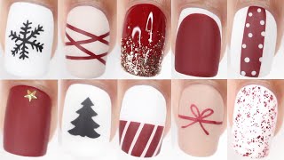 15+ CHRISTMAS NAIL IDEAS | Huge Christmas nail art design compilation