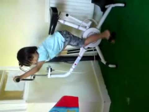 exercise bike fail - YouTube