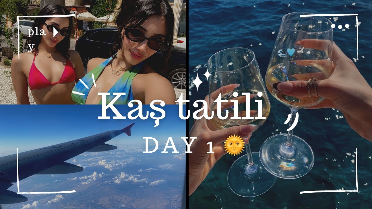 Kaş Tatil Vlog 2025 | Summer Holiday in Kaş Antalya DAY1 🏝️