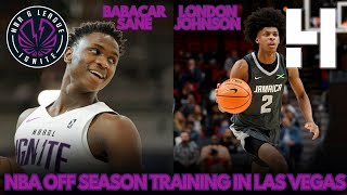 London Johnson \& Babacar Sané - NBA Off Season Training - Las Vegas