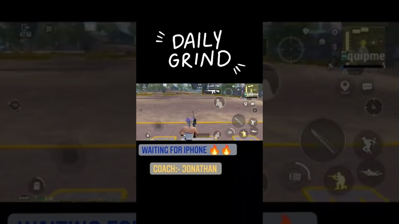 BGMI PUBG GRINDING IN TRAINING GROUND, COACH JONATHAN 