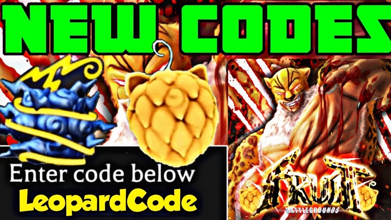 ✨LEOPARD NEW✨FRUIT BATTLEGROUNDS CODES - CODIGOS DE FRUIT BATTLEGROUNDS - FRUIT  BATTLEGROUNDS 