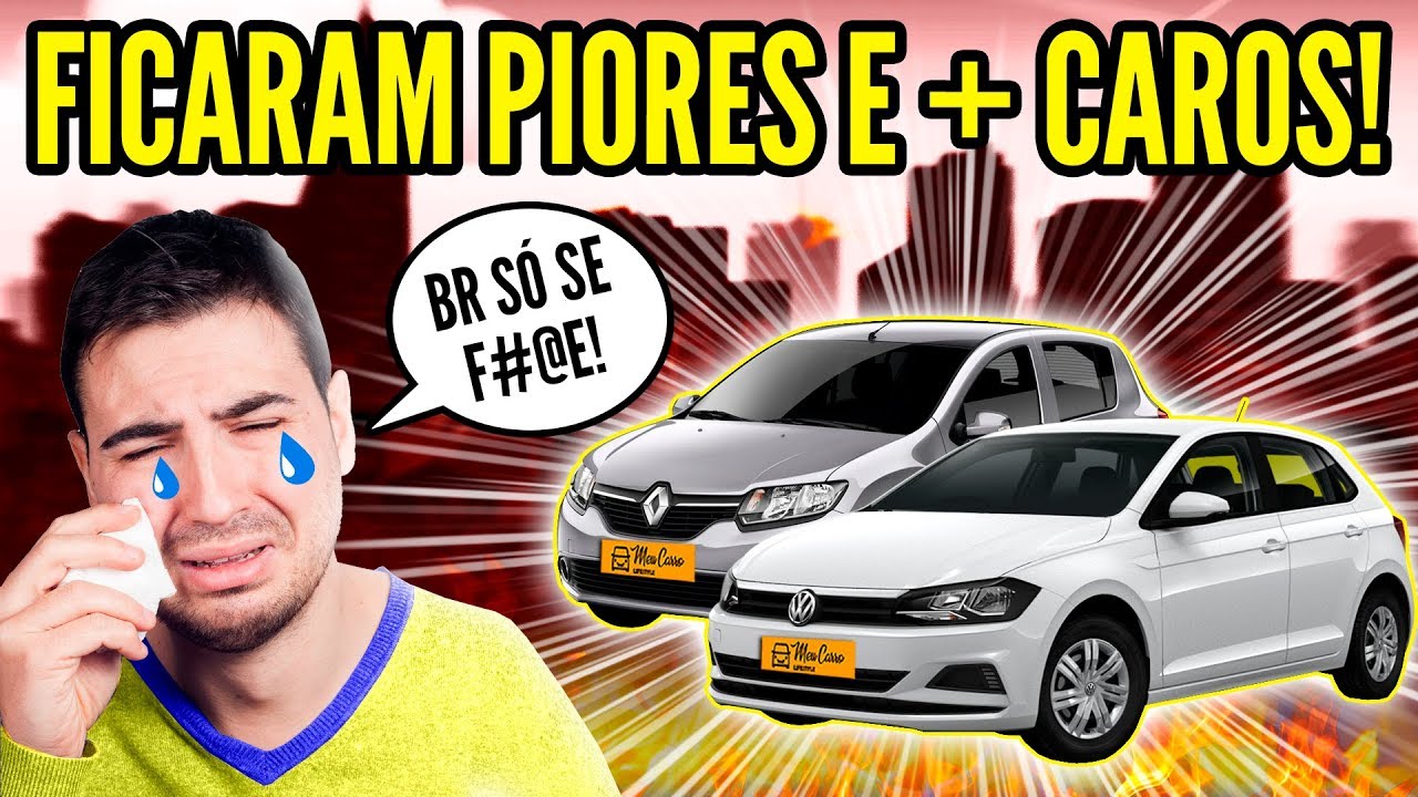 CARROS BONS que PIORARAM no BRASIL!