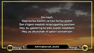 M1noR va UzTeeRaN - Soxtasan (Lyrics Text) Telegram kanalimizdan yuklab oling T.me/Mangu_Tv