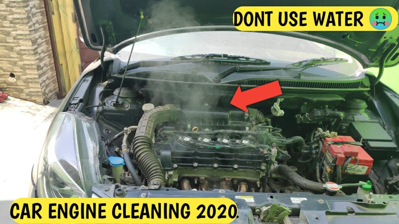 CAR ENGINE WASH किया तो लगी आग 🔥 CAR ENGIINE CLEANING WITHOUT WATER