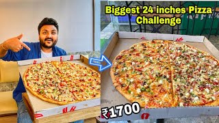 Biggest Pizza Challenge || 25 inches Monster Pizza || La Pino'z Pizza ||