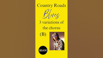 Thumbnail of Three styles of #countryroads chorus! #blues #jazz