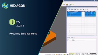 3 Axis Toolpath - Roughing in VISI 2024.3