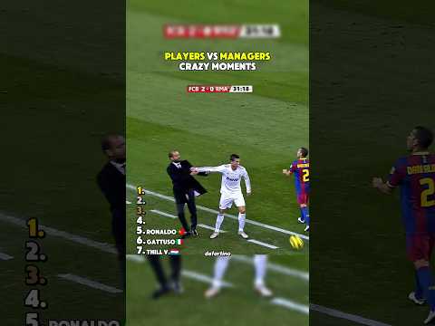 "Players vs Managers" Moments
