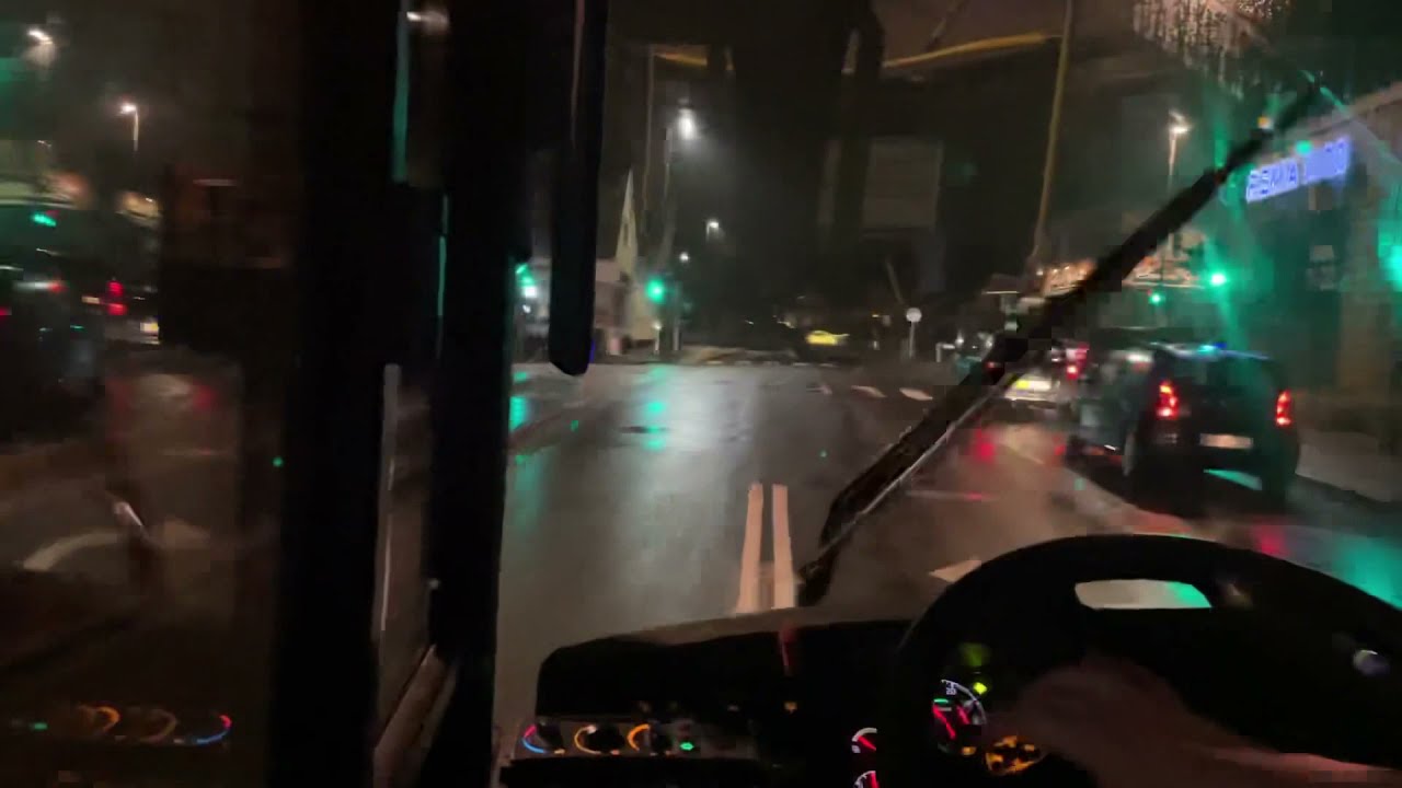 (Bus driving POV) Movia Route 302 Hillerød, Denmark