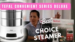 UNBOXING REVIEW Tefal Convenient Series deluxe VC502D STEAMER - YouTube