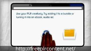 Full Free PLR Articles | Niche PLR | Free Content Guide