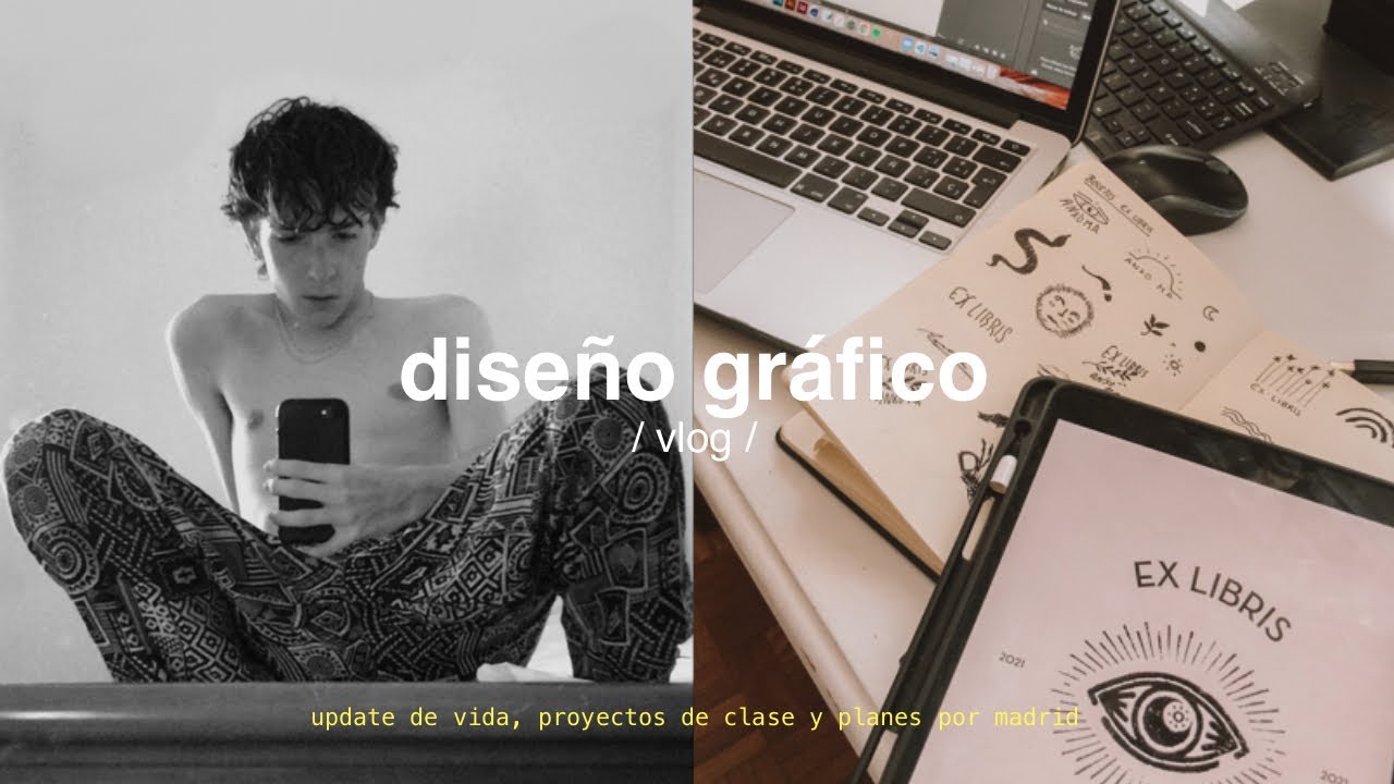 unos días conmigo como diseñador gráfico ✨ update de vida, proyectos de clase // vol. 7