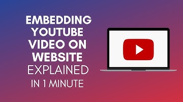 How To Embed Youtube Video On Website In 2024?