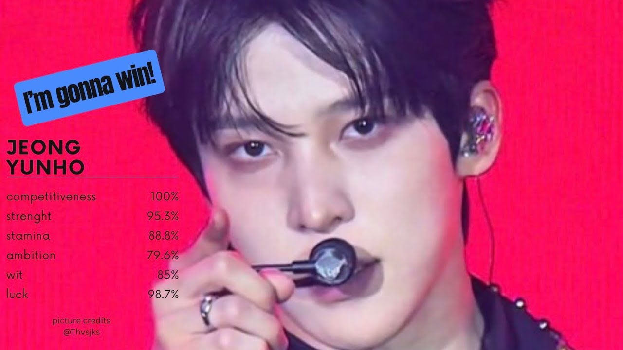 yunho and his competitive spirit 