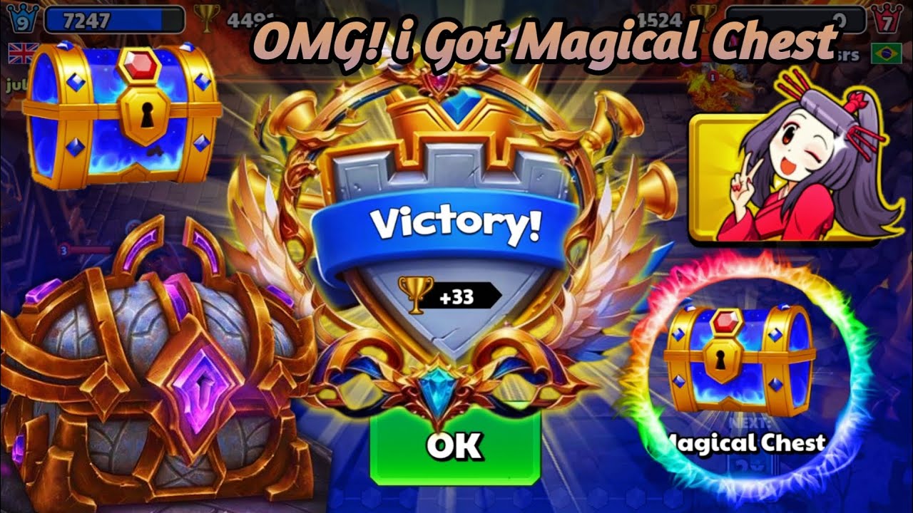 i GOT LEGENDARY MAGICAL CHEST 😍🥳 Castle Crush gameplay 😍 - YouTube