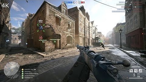 Battlefield 1: Back to Basics Operation gameplay (No Commentary 4K)