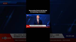 News anchor gets fired on his first day for expensing a smartwatch