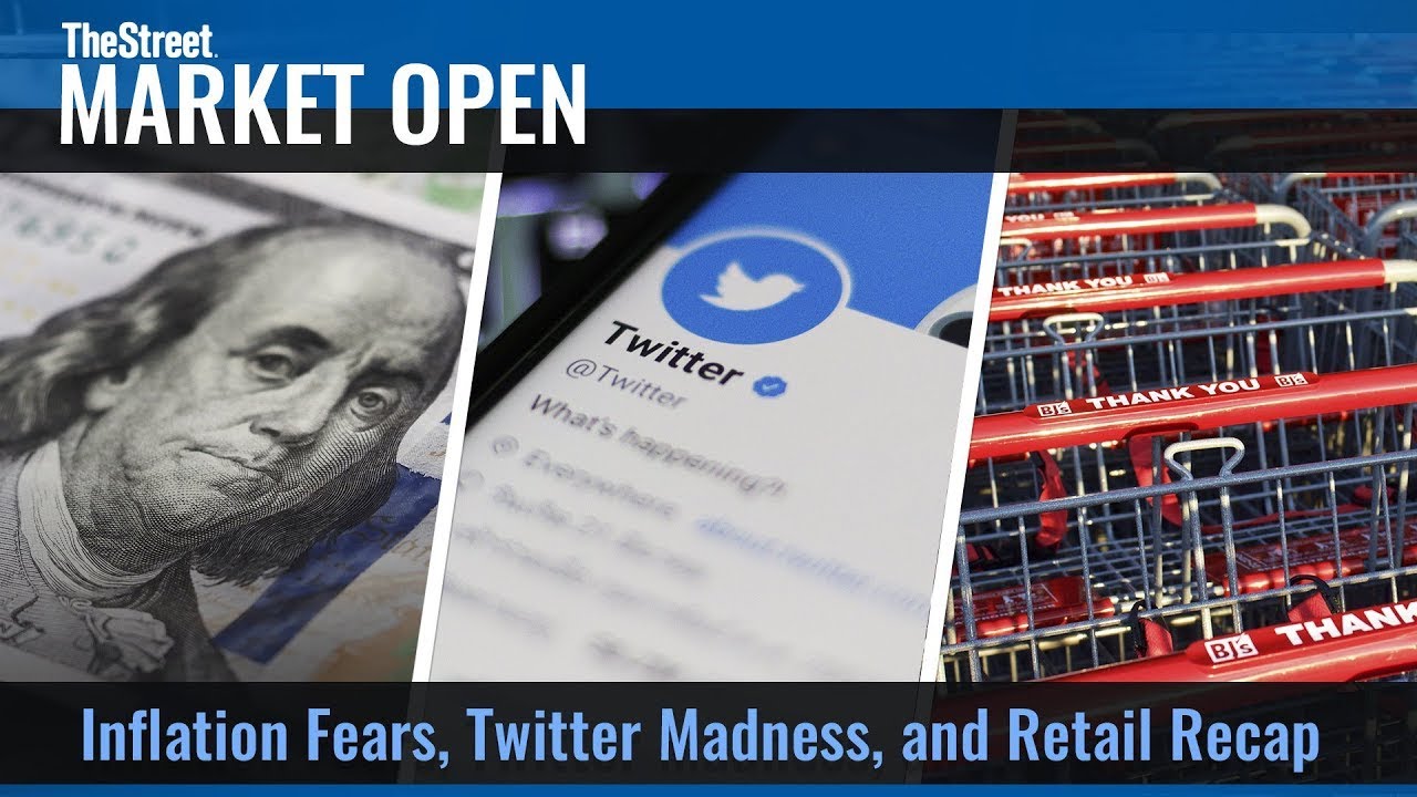Live Market Open: Rate hike and inflation fears, Twitter madness, Retail recap