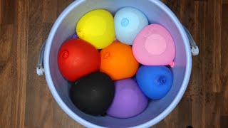 Water balloon fun idea 🎈 learn color Water filing balloons 💧💦