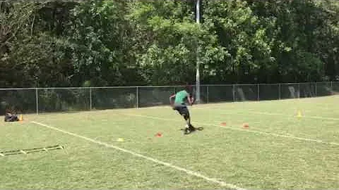 WR Footwork & Route Drills Edward Gipson