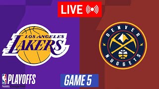 NBA LIVE! Los Angeles Lakers vs Denver Nuggets GAME 5 LIVE | April 30, 2024 | NBA Playoffs 2K24