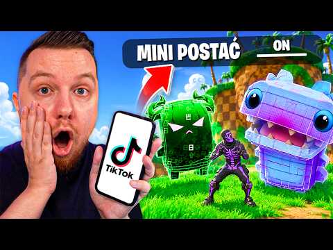 Zrobiłem MINI POSTAĆ czyli LIFEHACKI z TikToka w Fortnite