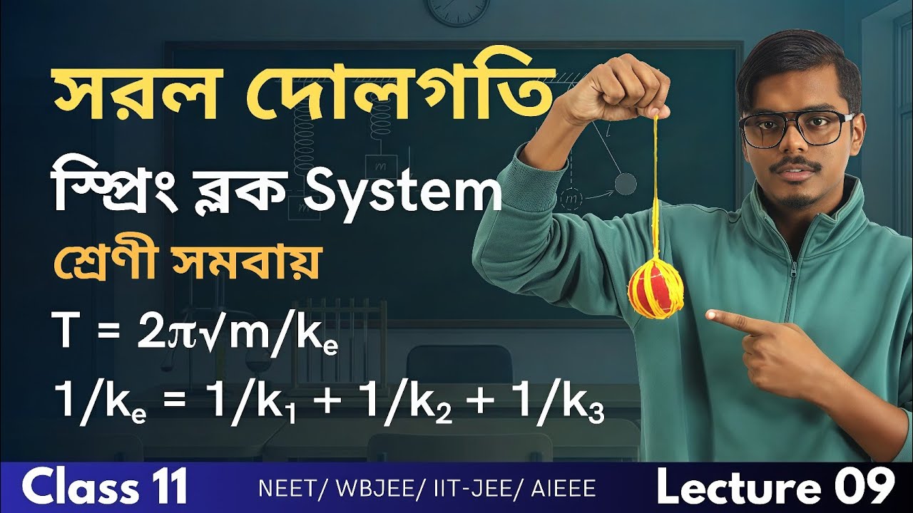 সরল দোল গতি // SHM:09// শ্রেণী সমবায়  // NEET ,WBJEE, IITJEE/