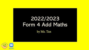 F4 Add Maths Lesson 1 - Chapter 1 Functions [20220330]