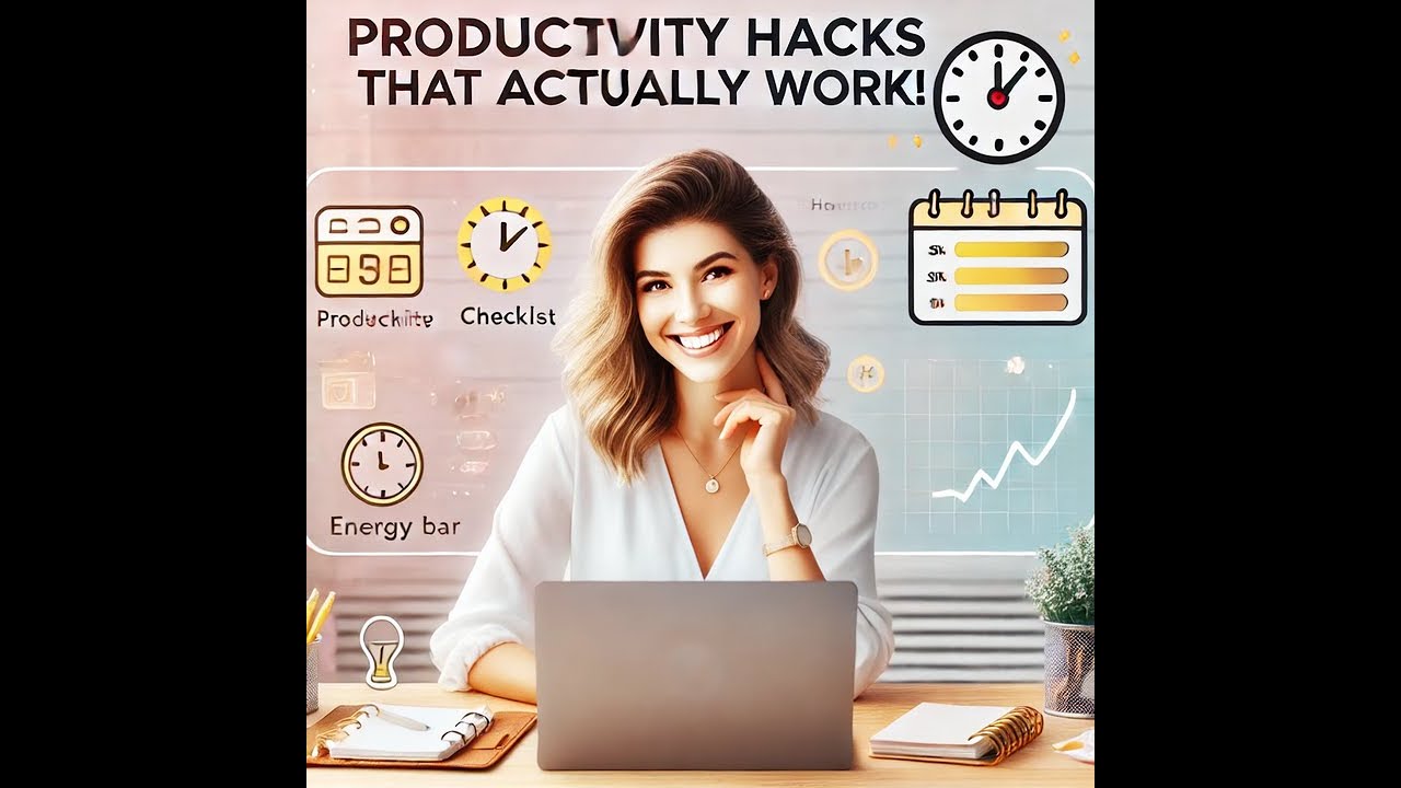 how to get more done for less-10 productivity hacks for women - YouTube