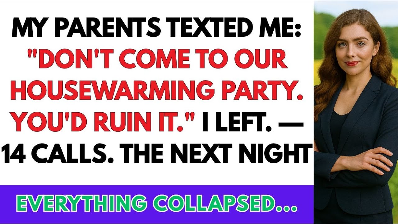 Родители написали мне сообщение: «Не приходи на нашу вечеринку по случаю новоселья. Ты все испорт...