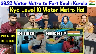 Reaction on $0.20 Water Metro to Fort Kochi Kerala 🇮🇳.