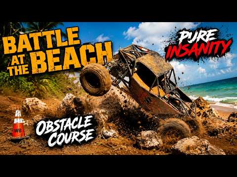 Battle at the Beach: Pure Insanity Obstacle Course!
