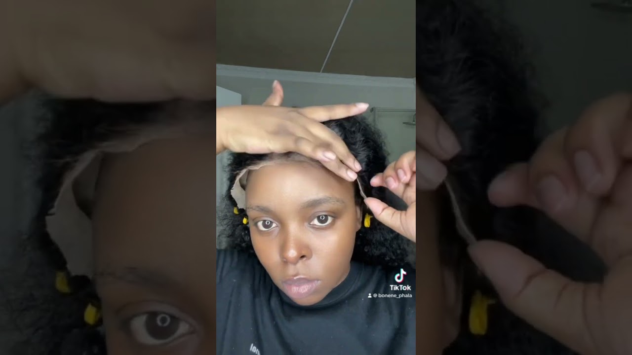 Attempting to install with the new RL Glamour lace spray 