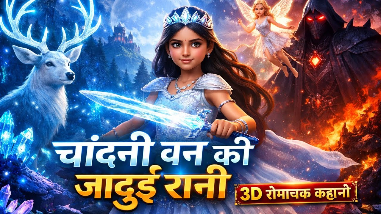Chandni Van Ki Jadui Rani | Magical Fairy Tale in Hindi | 3D Fantasy ...