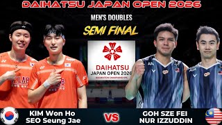 INTENSE BATTLE! 🔥 Kim Won Ho/Seo Seung Jae vs Goh Sze Fei/Nur Izzuddin | Semi Final Japan Open 2026