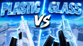 GLASS WRAP VS PLASTIC WRAP....(Roblox rivals)
