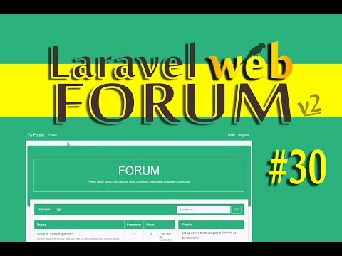 Tutorial Laravel Web Forum - #30 ( Populars Page )