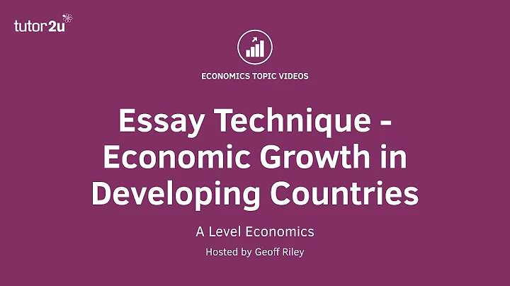 25 Mark Essay Technique - Economic Growth in Developing Countries - DayDayNews