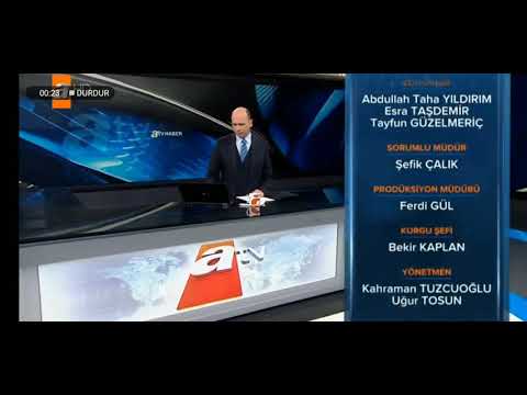 atv - Ana Haber Kapanış Jeneriği ve Reklam Jeneriği (2020)