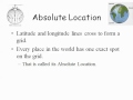 Navigating Absolute and Relative Location on the Geographic Grid