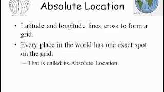 Absolute and Relative Location