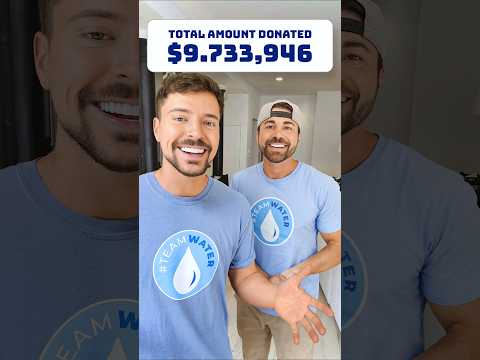 We’ve Raised $10,000,000 For #TeamWater