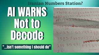 Covert One Time Pad Numbers Station in Iran War - and AI Warning screenshot 1