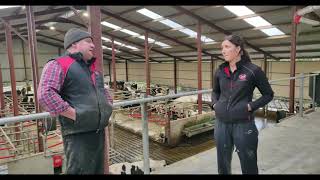 Derek O'Halleran open day - new entrant with an indoor herd being milked with a Lely robot