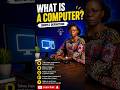 What is computer?: simple definition of computer #trending #computer #basicofcomputer  #viralshorts