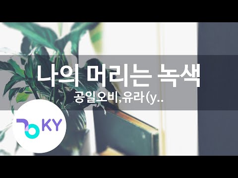 나의 머리는 녹색(My Hair Is Green) - 공일오비(015B),유라(youra) (KY.79752) / KY Karaoke