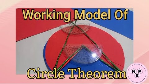 Working Model on Circle Theorem | Maths TLM | Class -9