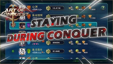 Art of Conquest - Staying Behind During Conquer Events