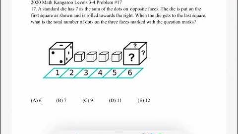 2020 Math Kangaroo Levels 3-4 Problem #17